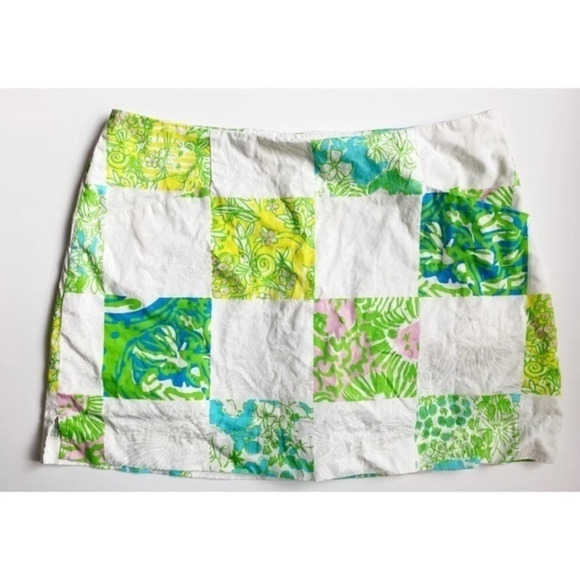 Lilly Pulitzer • January Skort in Lioness Patch Green White - Picture 1 of 7